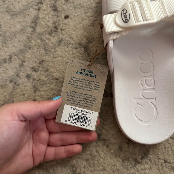 Chaco White Sandals - Picture 2 of 10